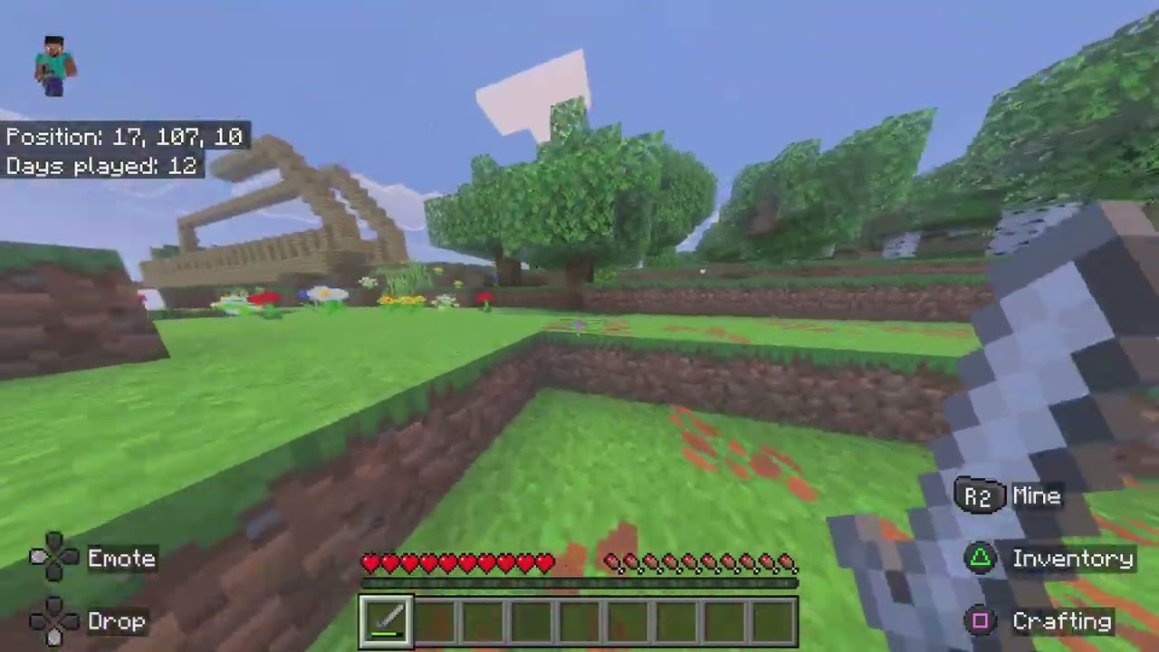 Minecraft with the bobbies while talking to ralsei EP 1