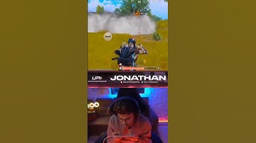 Jonathan 1v4 clutch hacker or what 😮 #shorts #jonathanshorts #bgmi #godlike #gamingshorts