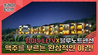 [펜션추천] 경주 블루노트펜션 추천, 아니 경주에 이런 곳이??!! 맥주를 부르는 수영장 펜션 ★야경심멎주의★ [전국OO자랑]