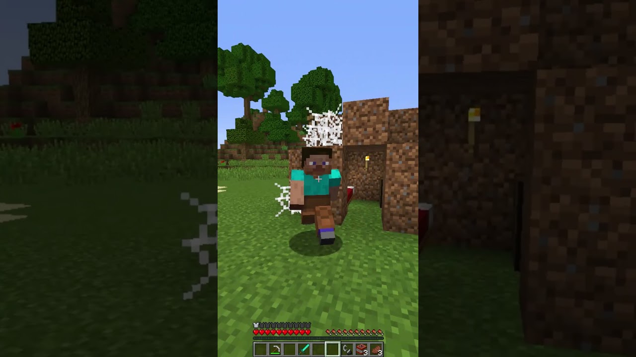 Trolling Noob And He Became Herobrine 🤯  #minecraft  #gaming