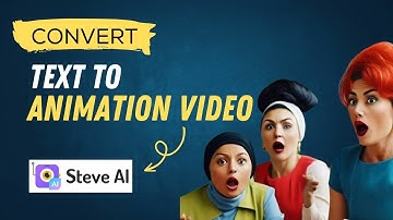 Text To Animation Video | Steve AI | AI Tool