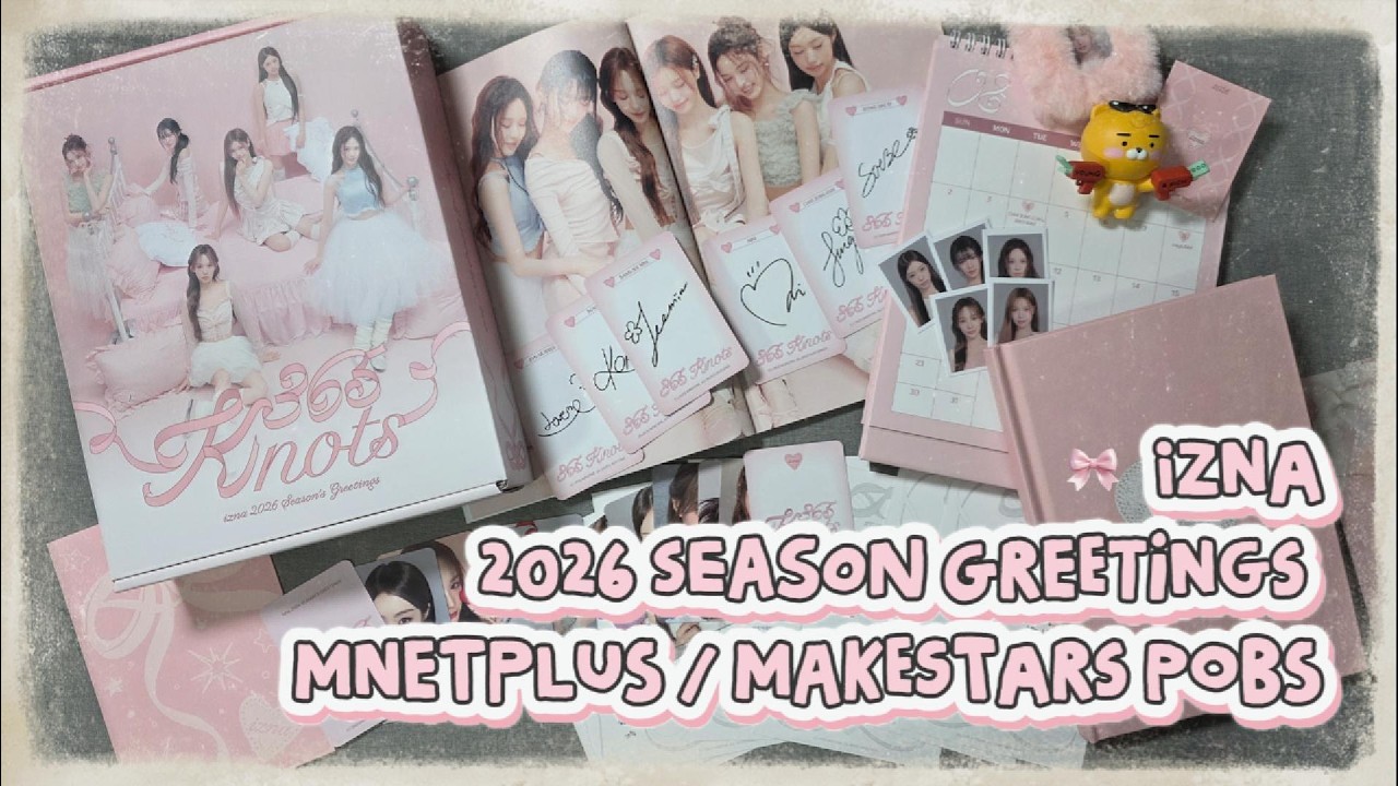 izna 2026 Season's Greetings 365 Knots with Mnet & Makestar POBs