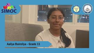 Aaliya Bairoliya | Shiv Nadar School | SIMOC 2026 | Olympiad India