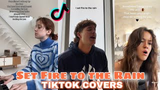 Adele- Set Fire to the Rain TikTok Singers Covers🤯😌❤️