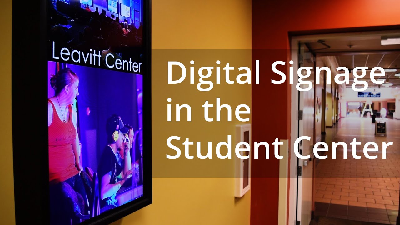 SUU Student Center Digital Signage YouTube