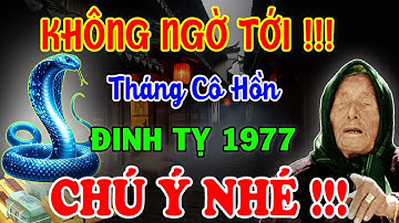 Tử vi tuổi Đinh Tỵ 1977 tháng 7 CÔ HỒN: TƯỞNG ĐEN ĐỦI, AI NGỜ LỘC RƠI LỘC RỤNG ĐẦY TAY!