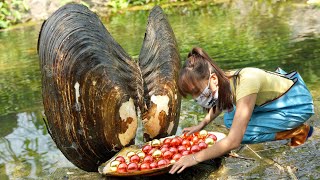 👑Adventure Girl's Surprise Moment: The Girl Unveils The Giant Clam And Discovers Huge Wealth