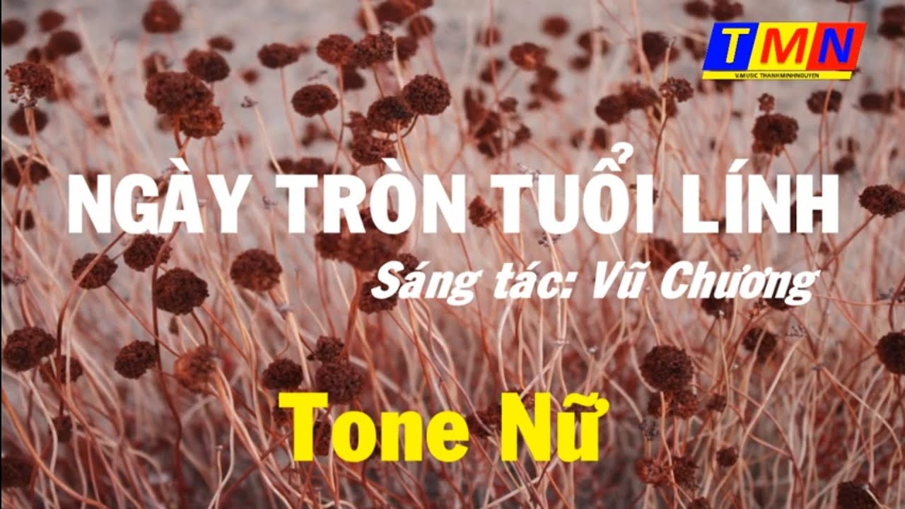 [KARAOKE] Ngày tròn tuổi lính (Vũ Chương) - Tone Nữ (Ab) - 