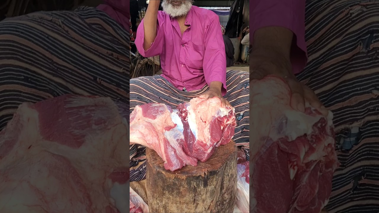 Deshi Cow Leg🥩Meat Cutting Video 