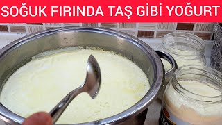Soğuk Firinda Taş Gi̇bi̇ Yoğurt - Püf Noktalariyla Yoğurt Mayalama - Yoğurt Nasil Mayalanir
