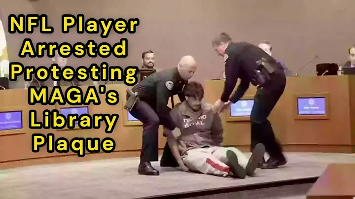 NFL Player ARRESTED After SHOCKING MAGA Protest at Library – VIRAL SPEECH!