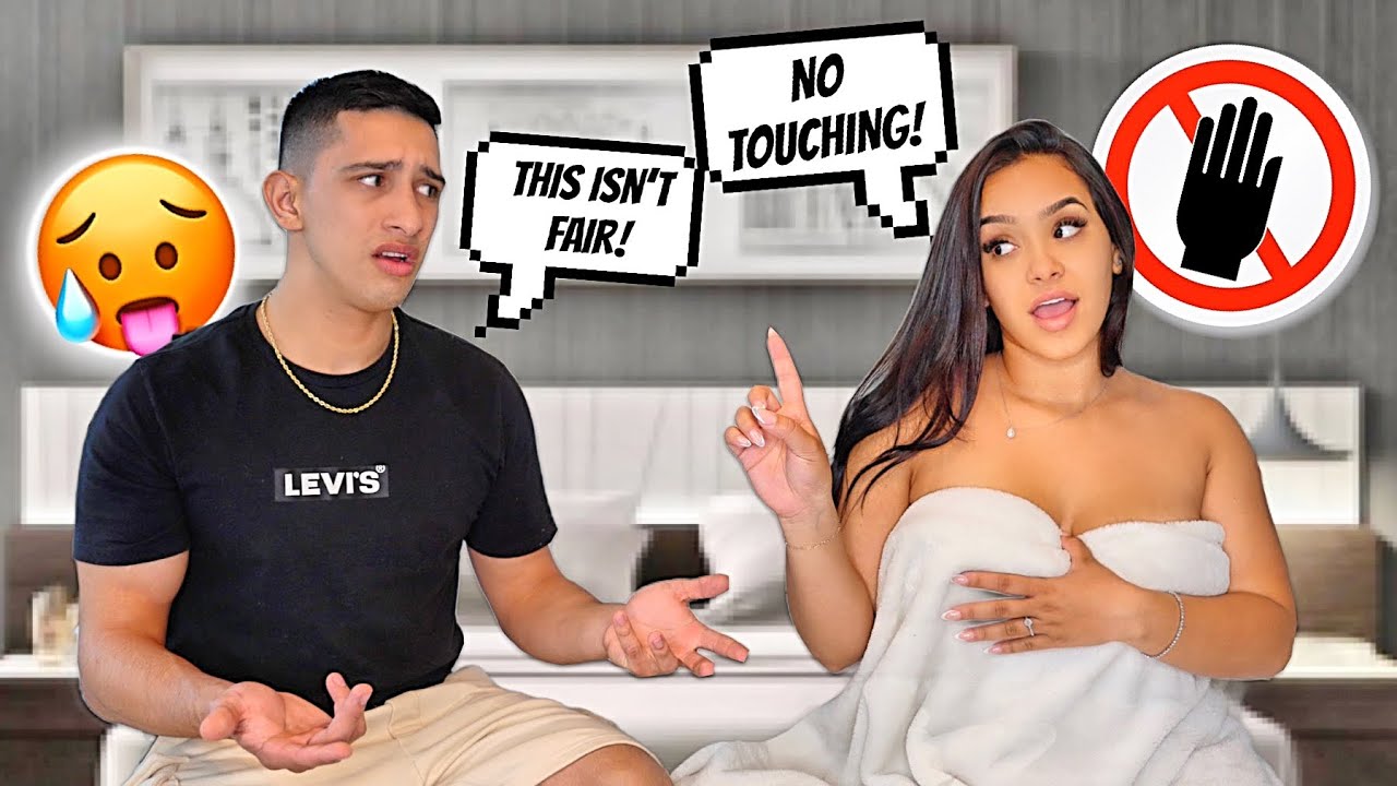NO TOUCHING FOR 24 HOURS CHALLENGE! - YouTube
