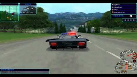 Need For Speed High Stakes - Route Adonf - Pursuit Mercedes Benz CLK GTR