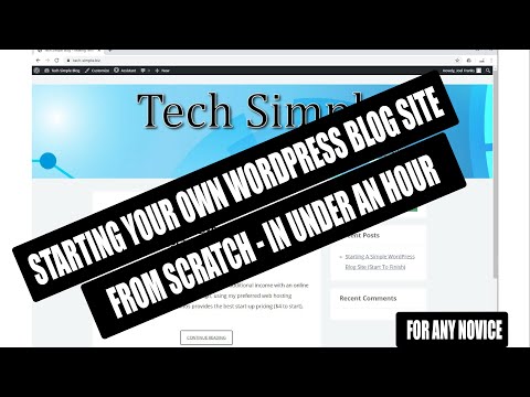 Starting Your Own WordPress Blog Site On Ionos Web Hosting - From Scratch In Under An Hour -