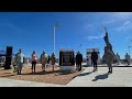 Inauguración de la Plaza Memorial ‘'La Mora', desde Bavispe, Sonora