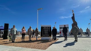 Inauguración de la Plaza Memorial ‘'La Mora', desde Bavispe, Sonora