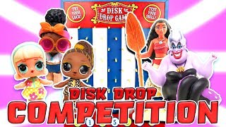 Lol Surprise Dolls Disk Drop Game W Moana, Tamatoa And Ursula