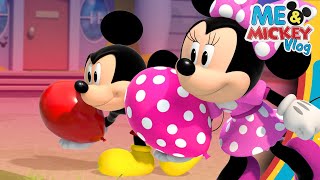 Balloon Race Game with Mickey and Minnie 🎈 | Me & Mickey | Vlog 54 | @disneyjunior​ screenshot 5