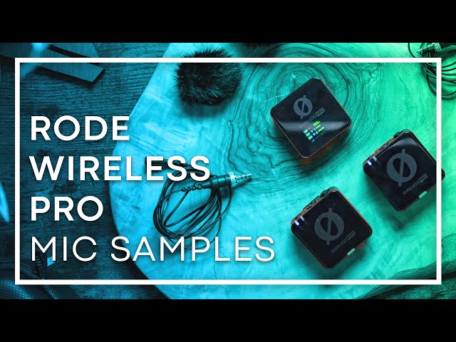 Rode Wireless PRO Microphone Samples: Indoor, Outdoor, and Distance Test! 