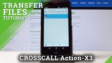 How to Transfer Photos & Media on CROSSCALL Action-X3 - Change Storage