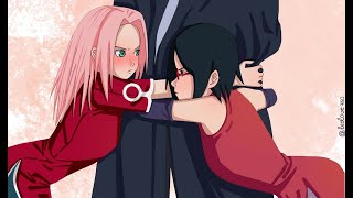 Sarada Heredó La Belleza De Sakura - Ft. Sasuke - Sasusaku - Familia Uchiha