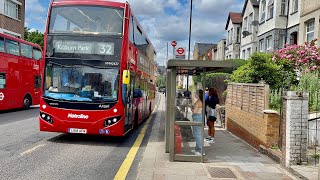 London Bus Ride Route 183 Hendon