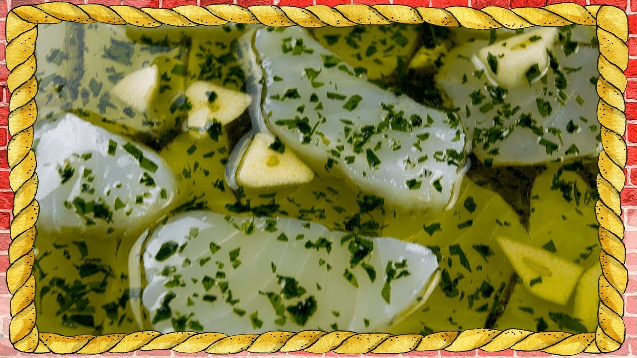 Bacalao marinado en Aceite de Oliva. Muy fácil y sencillo de elaborar