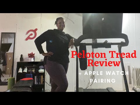 PELOTON TREAD REVIEW AND FIRST RUN 2022  \\  Plus Apple Watch Pairing to the Peloton Tread and Bike