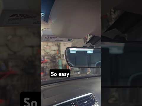 Where not to put your ezpass for beginners! #mechanic #shorts #automobile