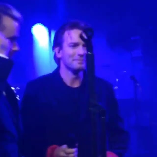 Ewan McGregor singing