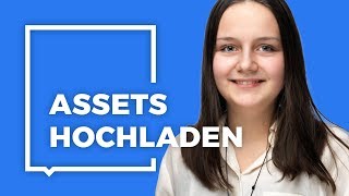 Pimcore Assets | Assets hochladen