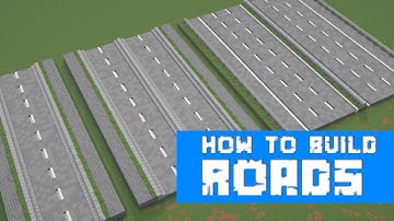Minecraft: How to Build Roads for your City