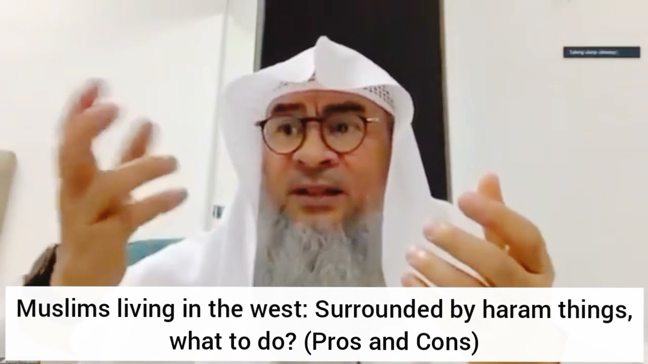 Muslims living in the west Surrounded by haram things. what to do