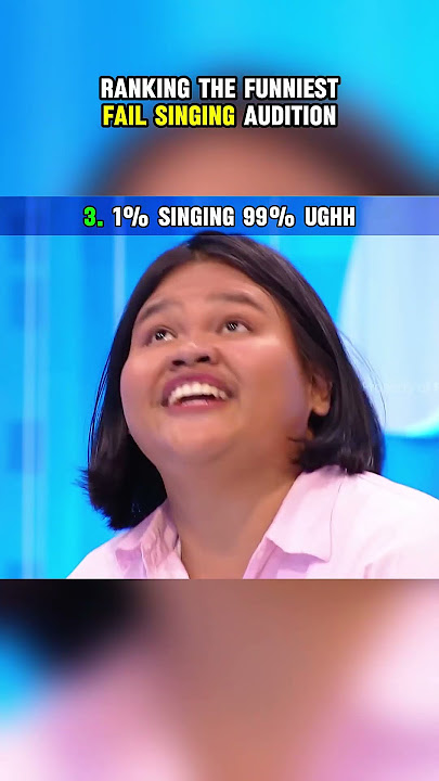 Ranking The Funniest Fail Singing Audition