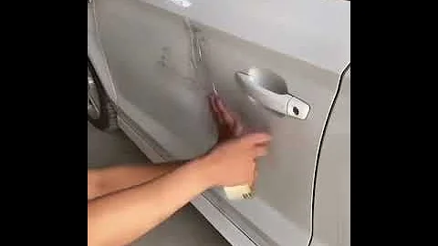 تعديل باب السيارة بدون سمكرة 