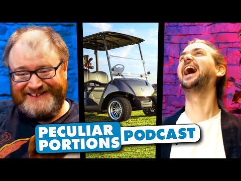 Naked woman drives golf cart through police stand off - Peculiar Portions Podcast #27