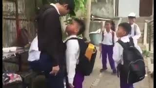 Viral bocil bar bar || baku hantam dengan anak sma