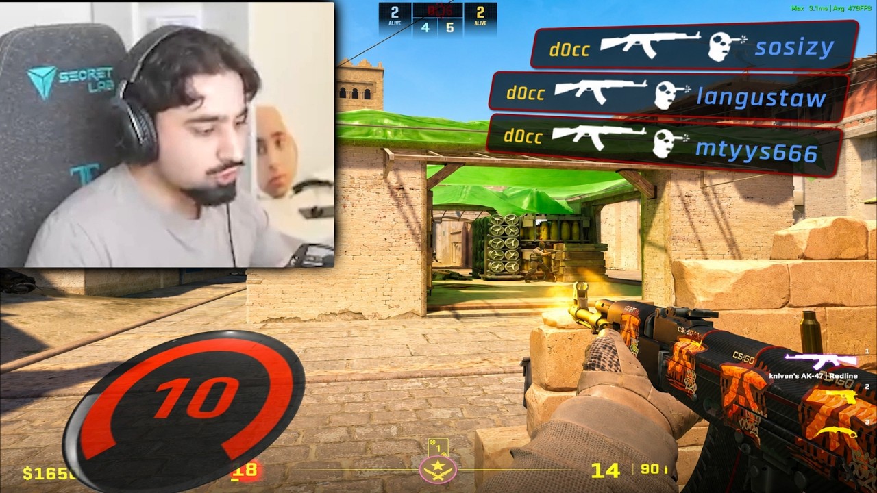 D0cC SHOWS OFF HIS SKILL IN FACEIT...