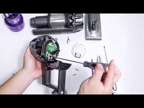 DYSON V11 vacuum cleaner handle replacement accessories disassembly video