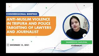 I Am Being Targeted for Covering Anti-Muslim Violence in Tripura: Journalist Samriddhi Sakunia