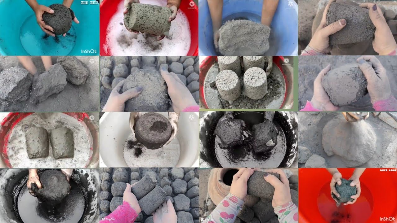 ASMR Edits NonStop Different Black 🖤 Dirt Texture Crumbling 🥰||Black Beauty texture Crumbles💣✨💥