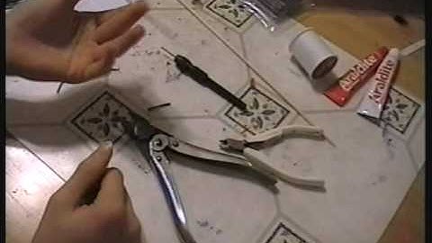 RC plane (ff15) build project part 6: how to make control linkages.