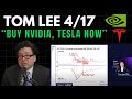 🔥Tom Lee's Urgent Update on Nvidia being Oversold, Tesla Earnings &amp; the Overall Market Bottoming Out