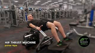 Hip Thrust Machine - pulse reps