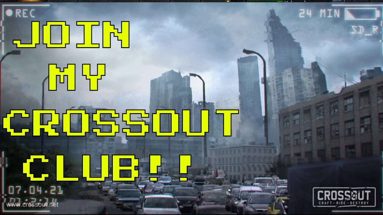MY CROSSOUT XBOX ONE CLUB!! MEET CROSSOUT PLAYERS!
