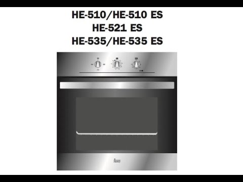 🤓 Horno Teka He 510 Me Manual En Español PDF 2022