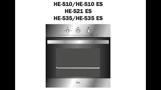 🤓 Horno Teka He 510 Me Manual En Español PDF 2022