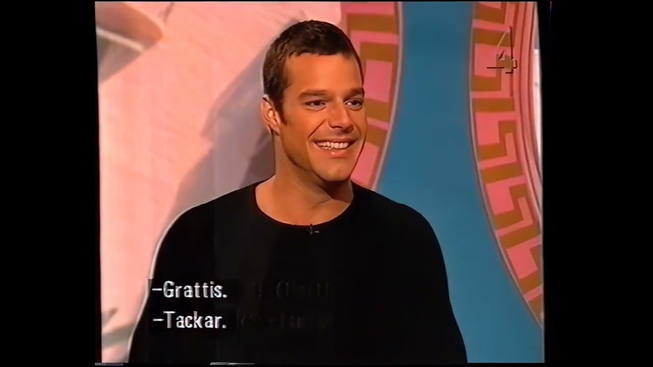 Ricky Martin Interview - Sen kväll med Luuk (Sweden, 2001)