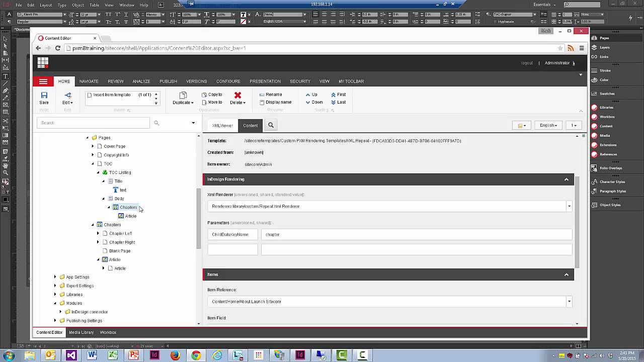 Advanced PXM Development Concepts: InDesign Variables and Tables of Contents