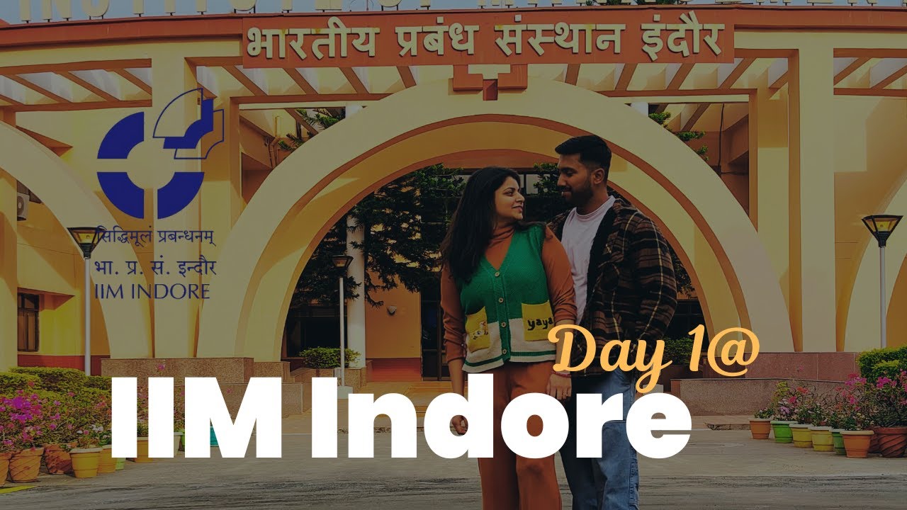 IIM Indore - Day 1// Campus Tour✌️// 3 days Project Management course💼